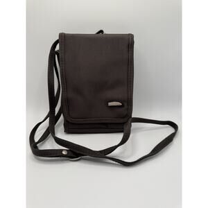 Travelon Crossbody Bag Travel Organizer Brown Passport Shoulder Belt or Hip Bag